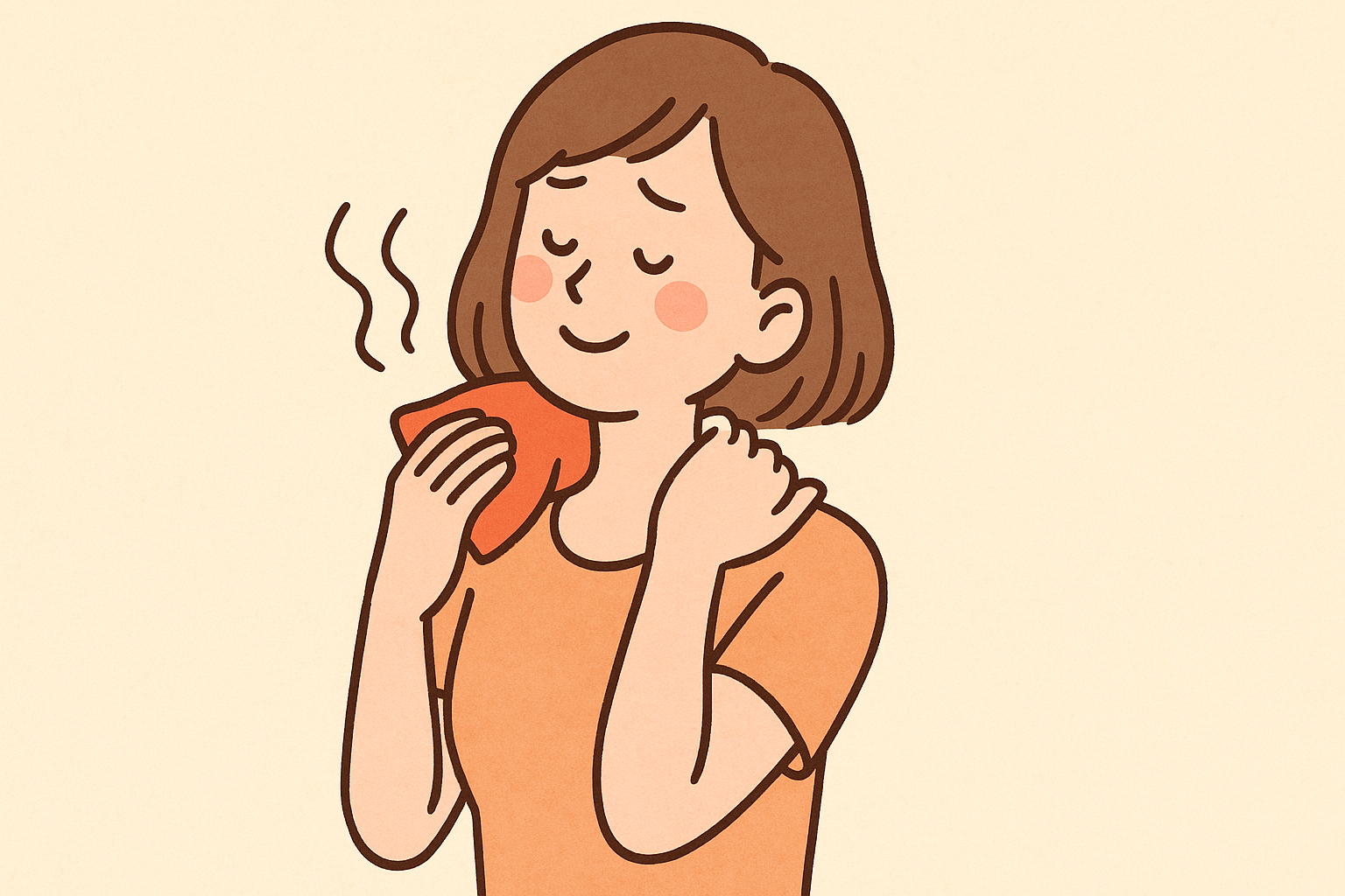 肩こり 温める