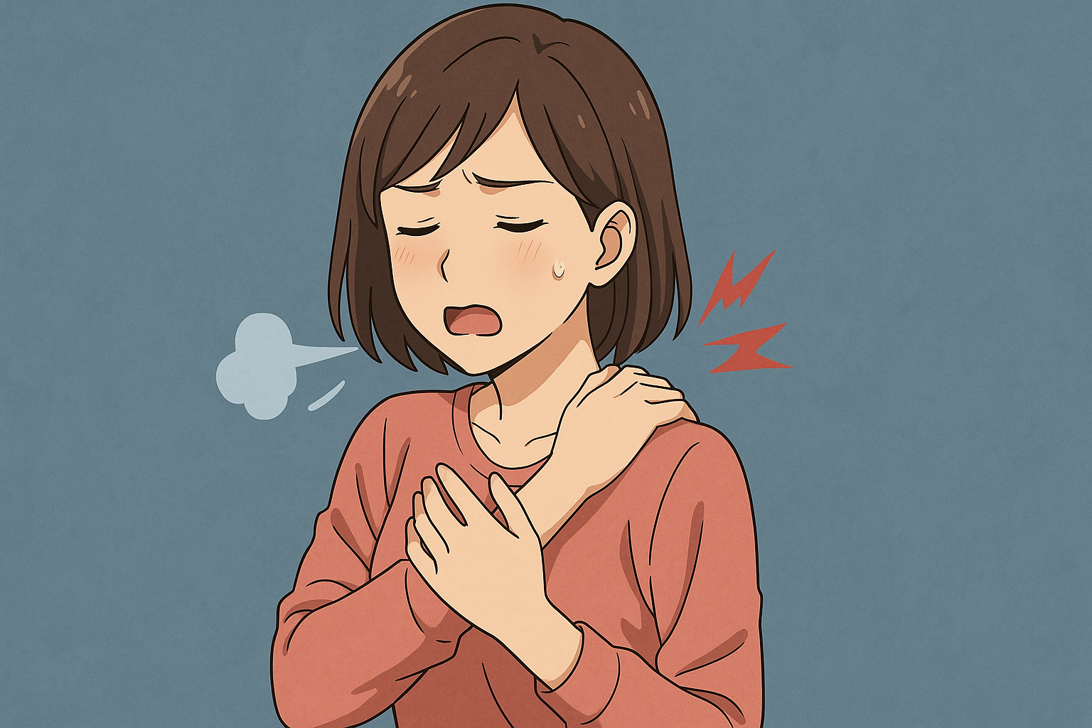 肩こり 息苦しい