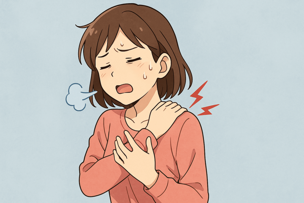 肩こり 息苦しい